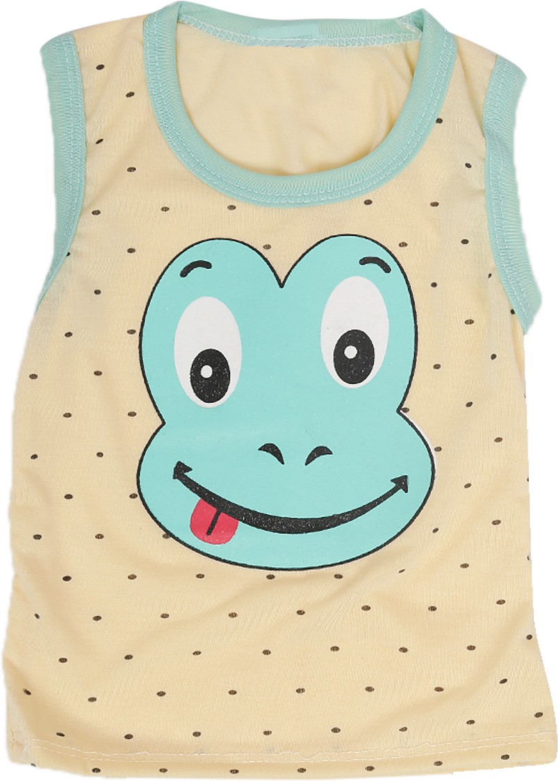 FROG PRINT SLEEVESLESS VEST SHORTS SET (PACK OF 3 )