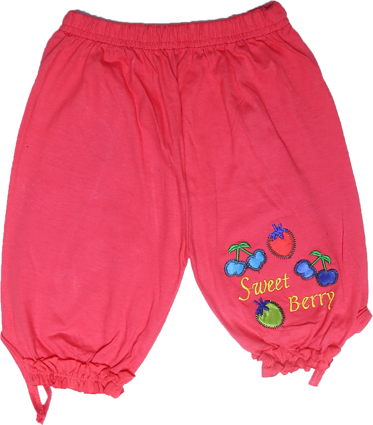 GIRLS THREAD CAPRI - (FRUIT CAPRI) (PACK OF 4)