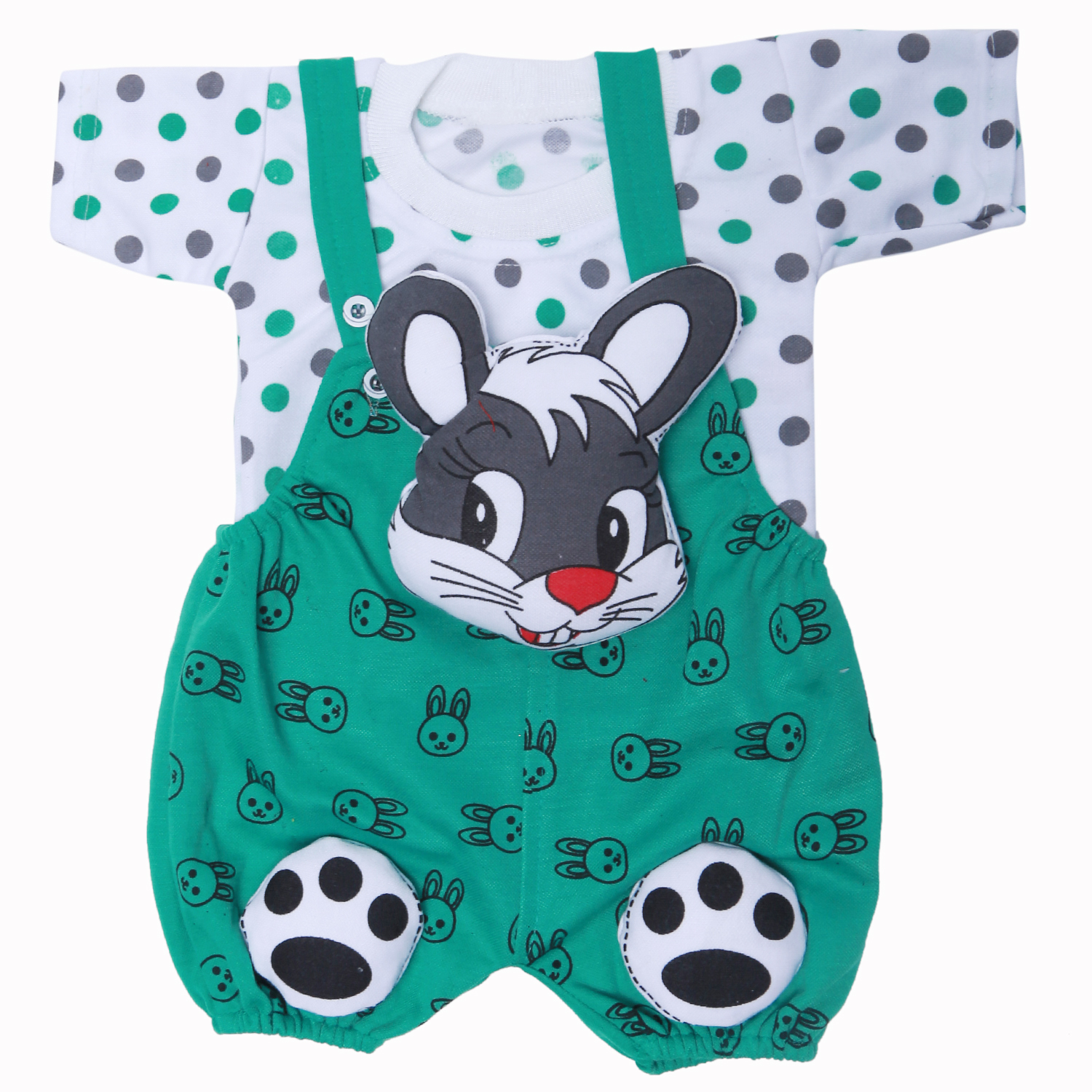 KIDS CAT DUNGAREE (PACK OF 3)