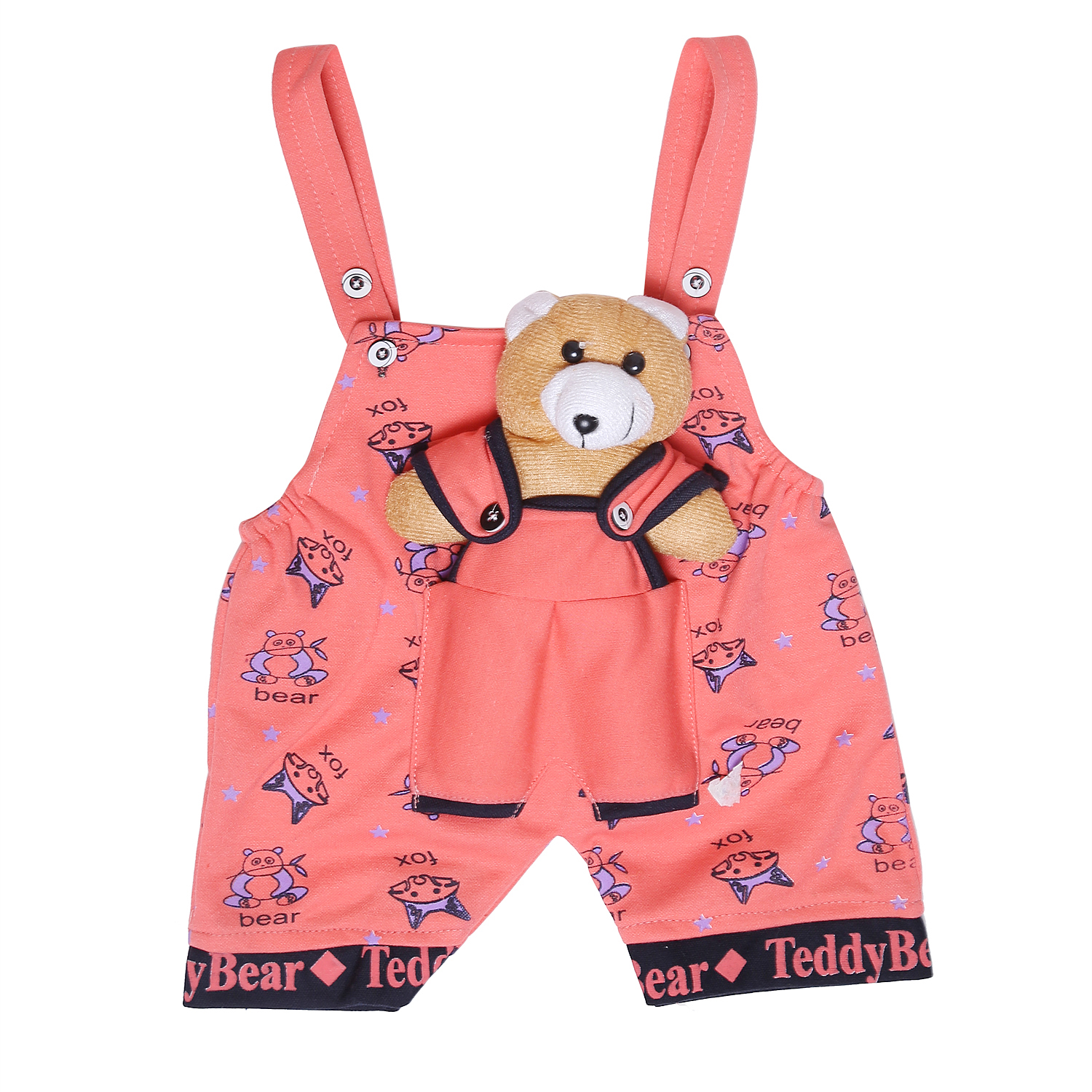 KIDS TEDDY DITACHBEL DUNGAREE (PACK OF 1)