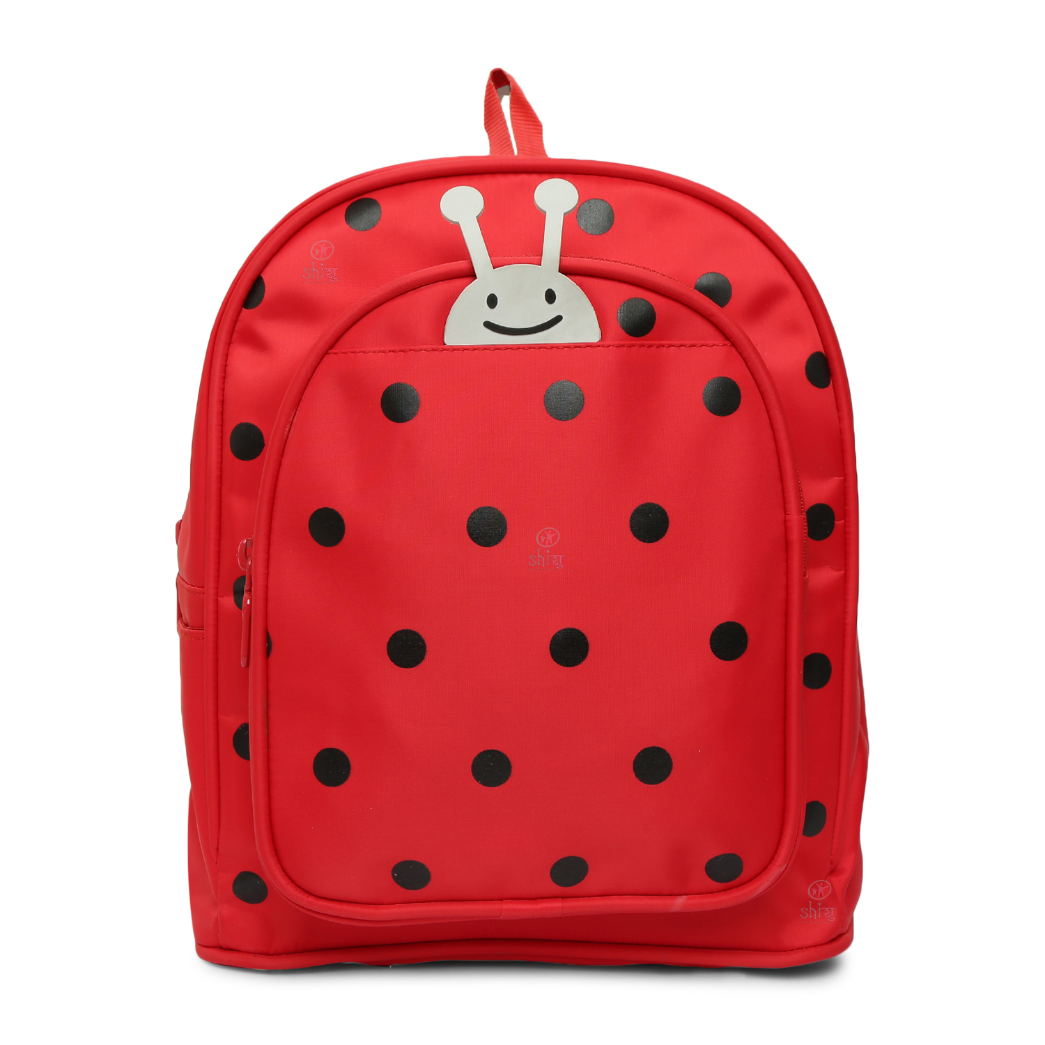 RED POLKA DOT BAGPACK WITH SELLING BAG