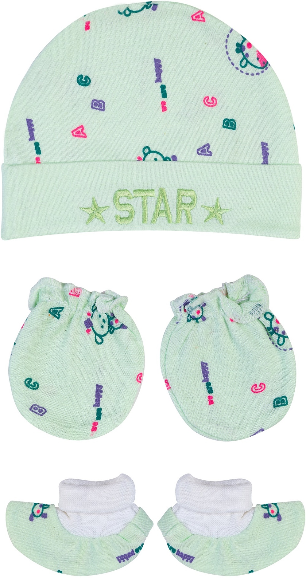  INFENT NEW BORN MITTEN SET (PACK OF 2)